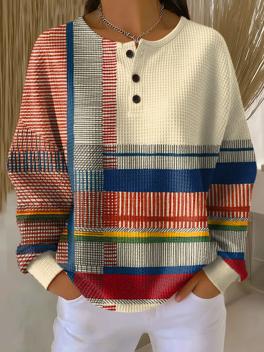 MOREAU LYON | PULL EN TRICOT GAUFRE POUR FEMMES