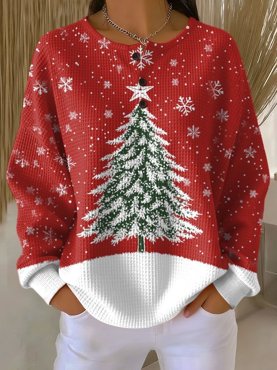 MOREAU LYON | PULL EN TRICOT GAUFRE POUR FEMMES