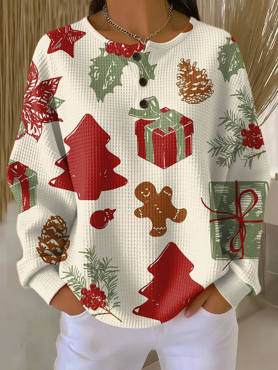 MOREAU LYON | PULL EN TRICOT GAUFRE POUR FEMMES