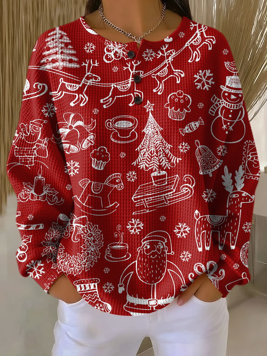 MOREAU LYON | PULL EN TRICOT GAUFRE POUR FEMMES