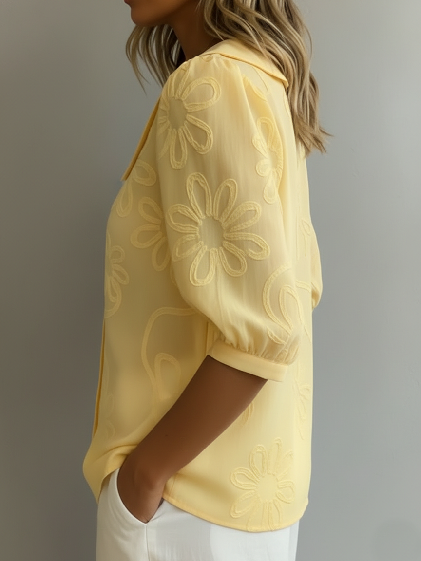 MOREAU LYON | BLOUSE FLORALE POUR FEMMES