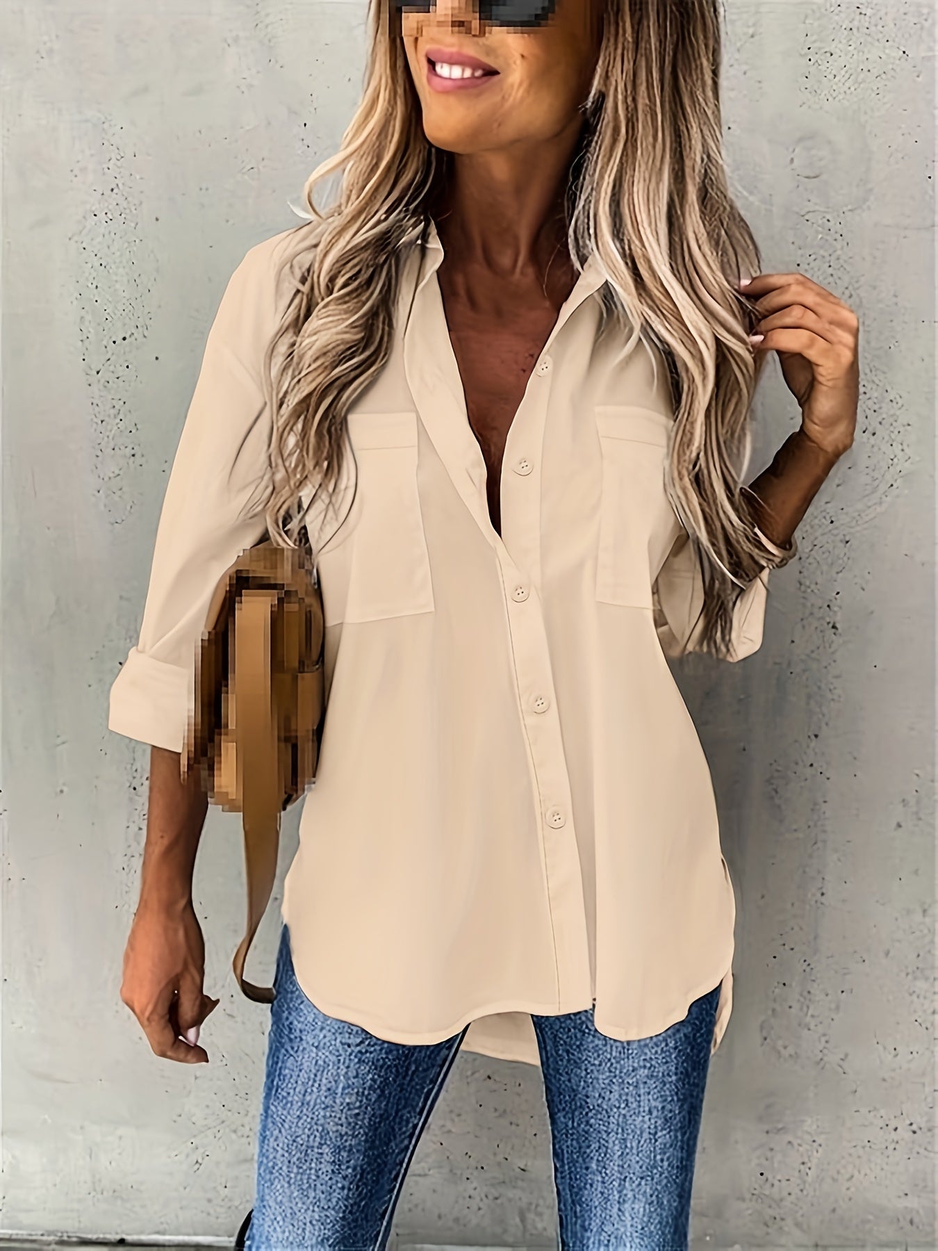 MOREAU LYON | BLOUSE À MANCHES CHIC QUOTIDIENNE POUR FEMMES