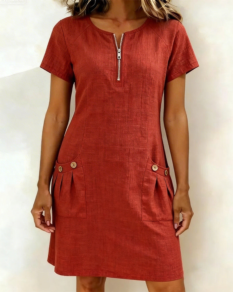 MOREAU LYON | UNE ROBE ZIP EN LIGNE POUR FEMMES