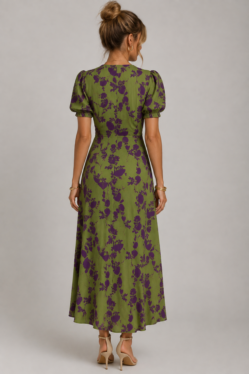MOREAU LYON | ROBE MIDI ENVELOPPE ÉLÉGANTE POUR FEMMES