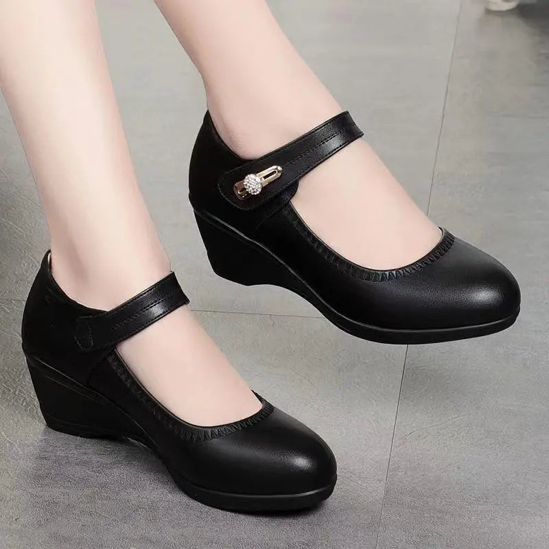 MOREAU LYON | CHAUSSURE COMPENSÉE CHIC POUR FEMMES