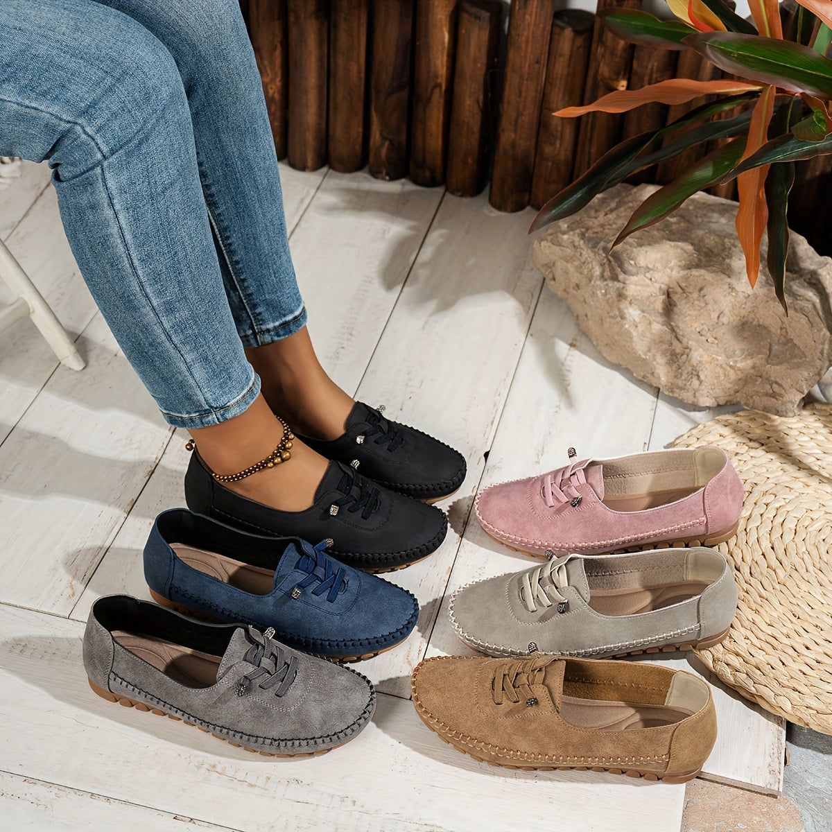 MOREAU LYON | MOCASSINS À SOUTIEN FLEXIBLE POUR FEMMES
