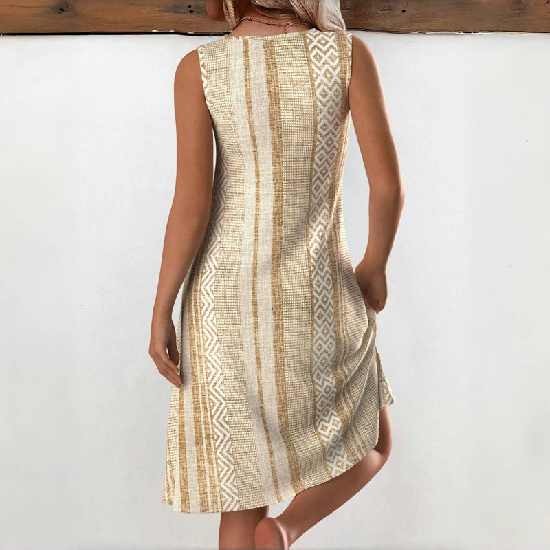 MOREAU LYON | ROBE IMPRIMÉE ANCIENNE POUR FEMMES