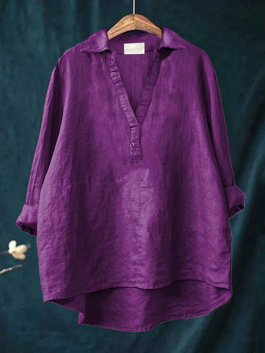 MOREAU LYON | BLOUSE COL V POUR FEMMES