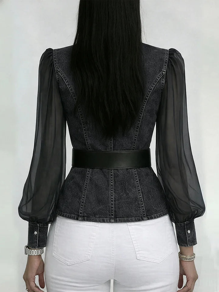 MOREAU LYON | BLOUSE EN JEAN POUR FEMME