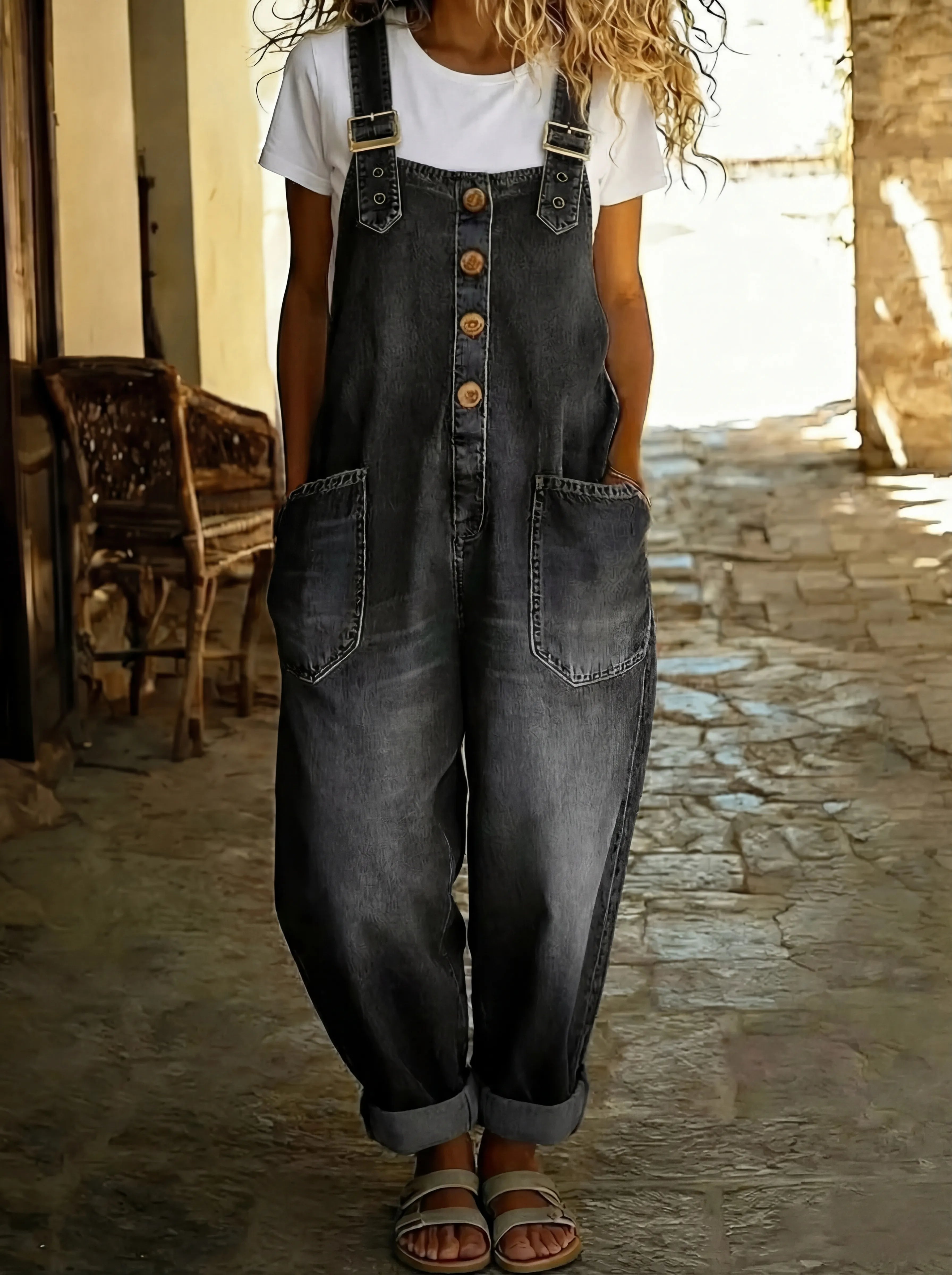 MOREAU LYON | COMBINAISON EN DENIM POUR FEMME