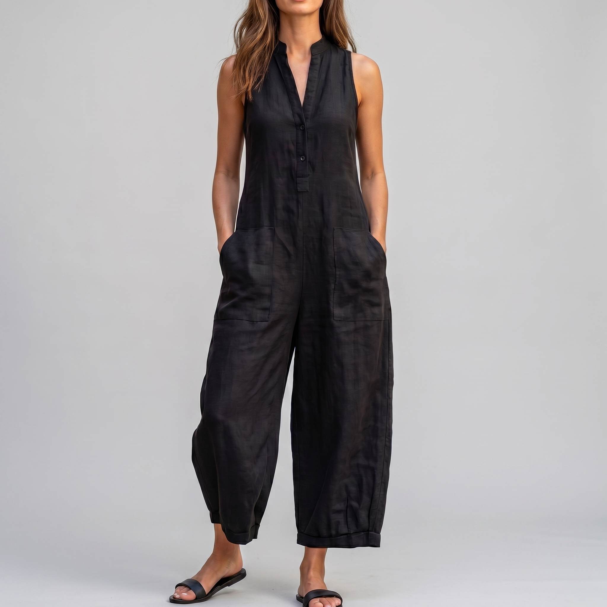 MOREAU LYON | SALOPETTE SANS MANCHES CHIC POUR FEMMES