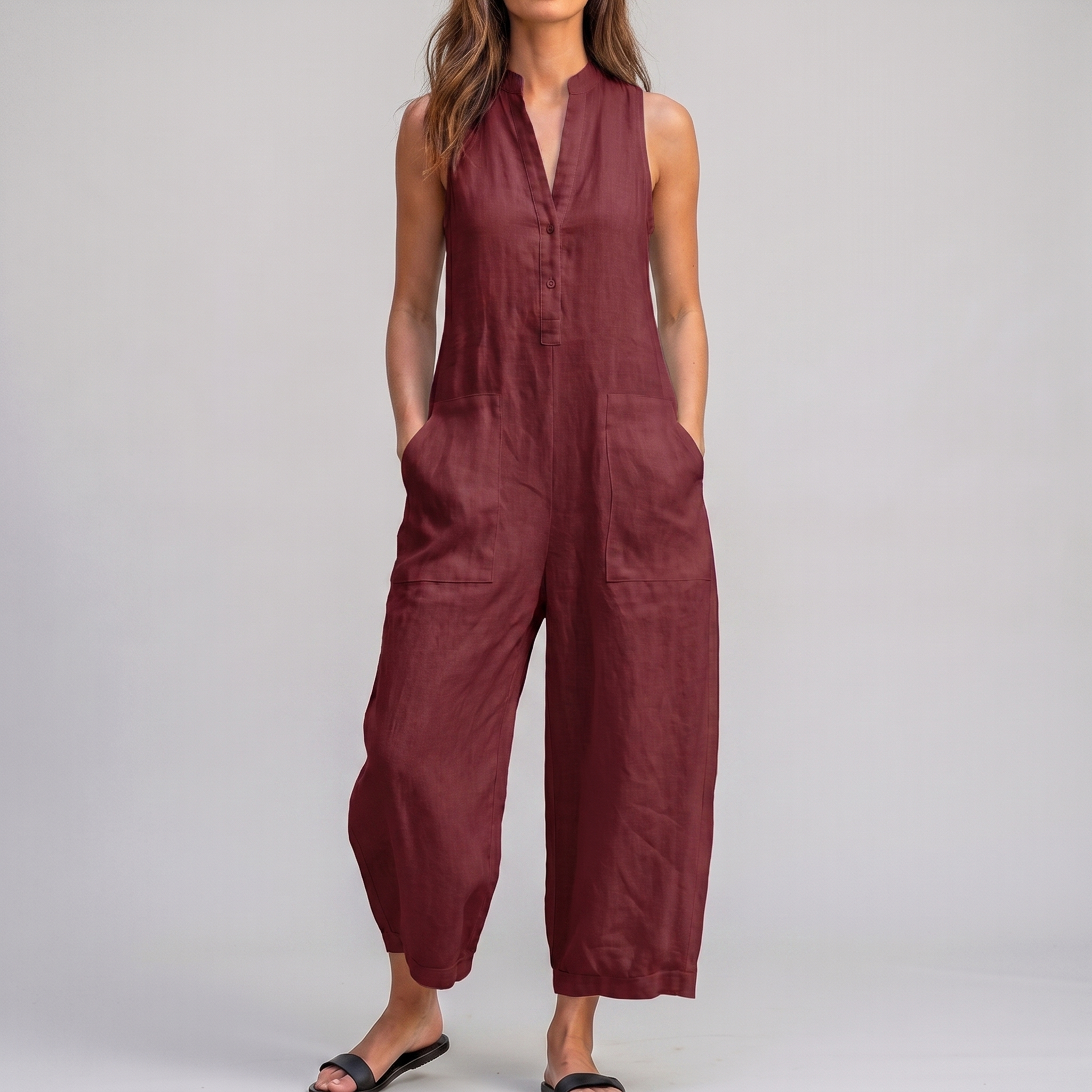 MOREAU LYON | SALOPETTE SANS MANCHES CHIC POUR FEMMES