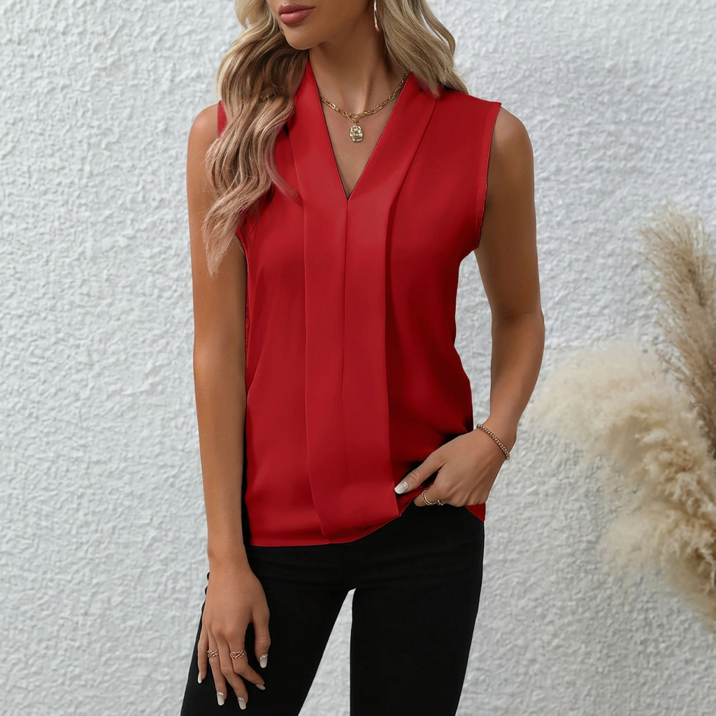 MOREAU LYON | BLOUSE DÉCOLLETÉ EN V DÉTENDUE POUR FEMMES