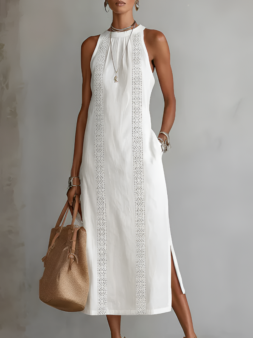 MOREAU LYON | ROBE MIDI EN DENTELLE POUR FEMMES