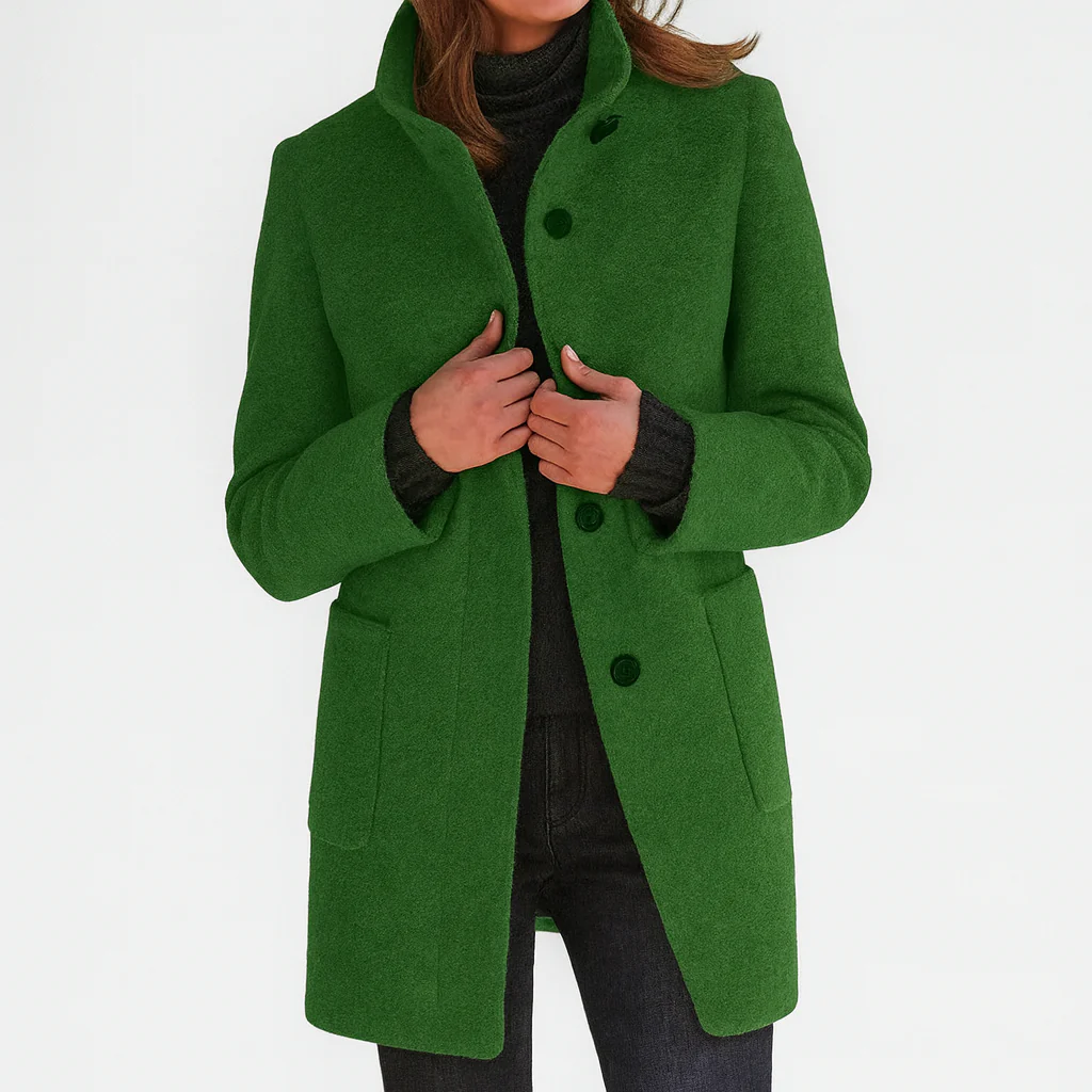 MOREAU LYON | MANTEAU CINTRÉ À BOUTONS POUR FEMMES