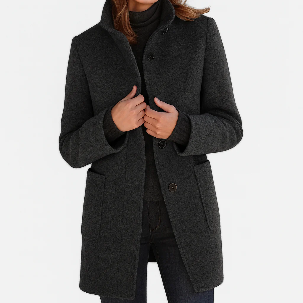 MOREAU LYON | MANTEAU CINTRÉ À BOUTONS POUR FEMMES