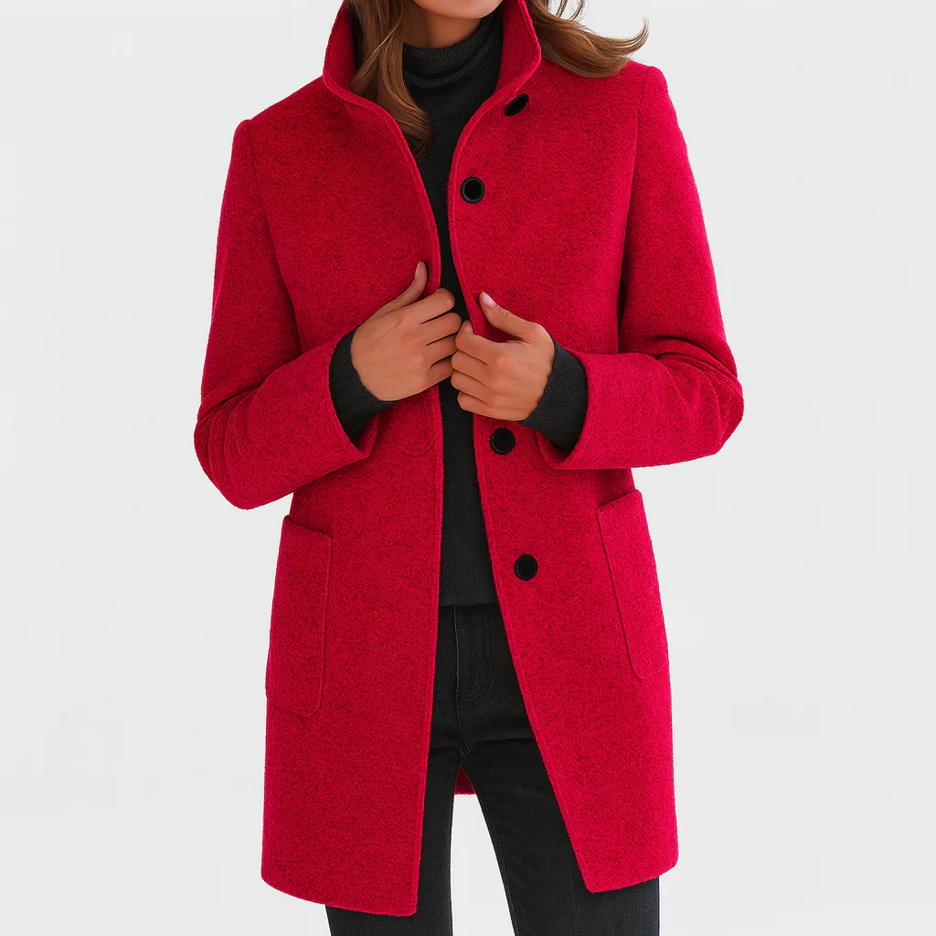 MOREAU LYON | MANTEAU CINTRÉ À BOUTONS POUR FEMMES