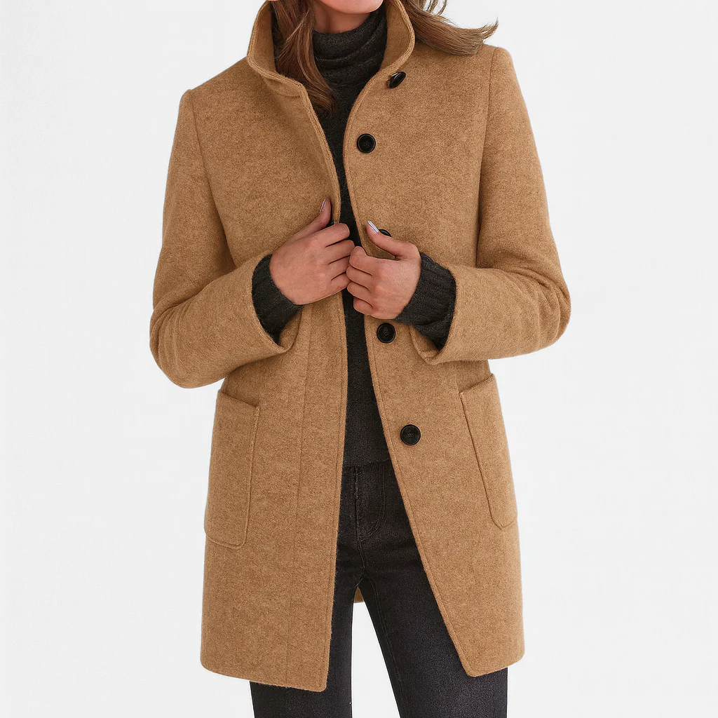 MOREAU LYON | MANTEAU CINTRÉ À BOUTONS POUR FEMMES