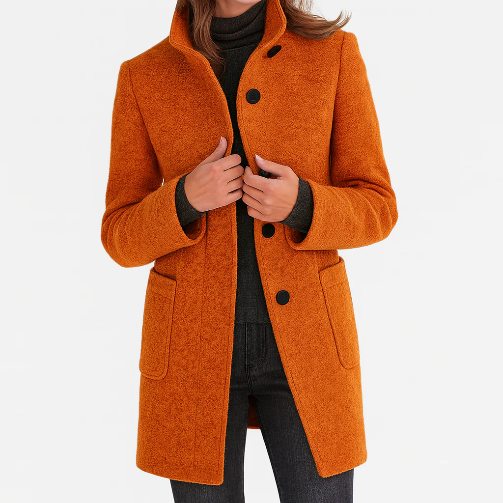 MOREAU LYON | MANTEAU CINTRÉ À BOUTONS POUR FEMMES