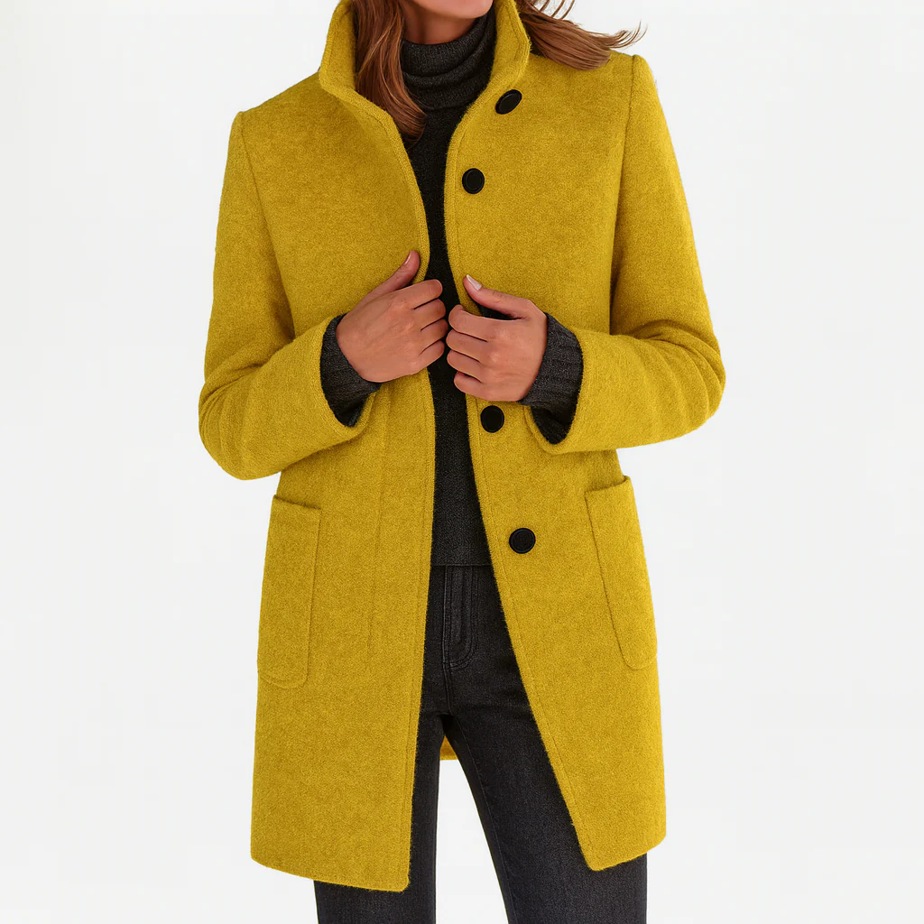 MOREAU LYON | MANTEAU CINTRÉ À BOUTONS POUR FEMMES