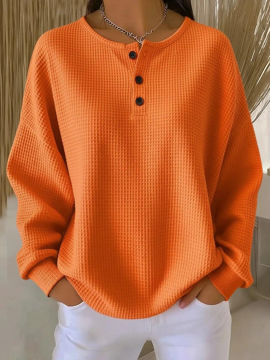MOREAU LYON | PULL EN TRICOT GAUFRE POUR FEMMES