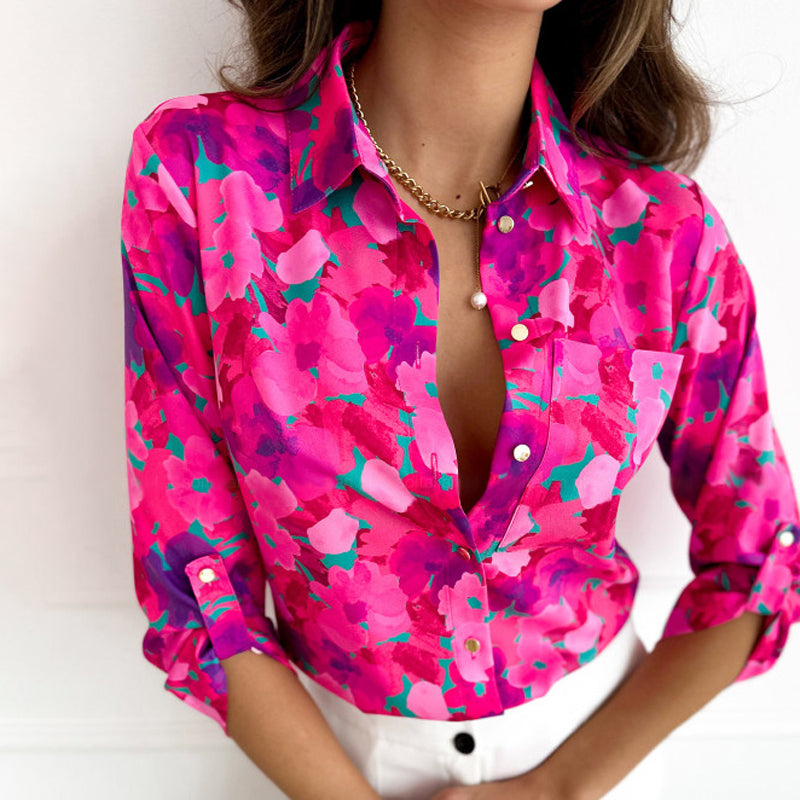 MOREAU LYON | BLOUSE À FLEURS POUR FEMMES