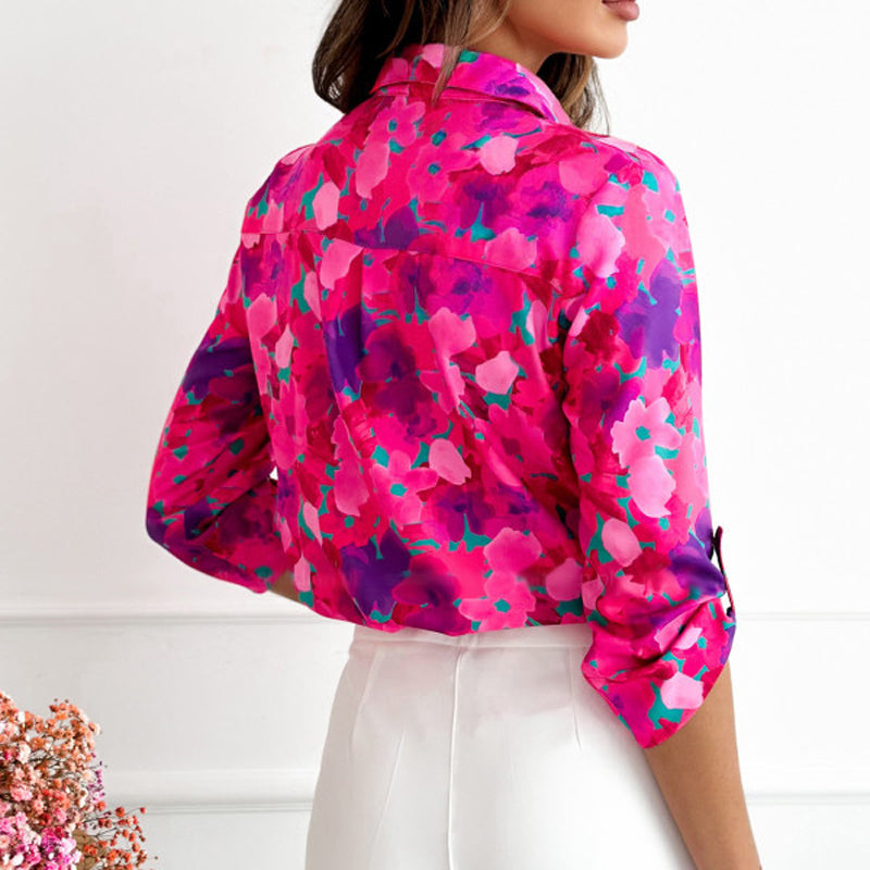 MOREAU LYON | BLOUSE À FLEURS POUR FEMMES