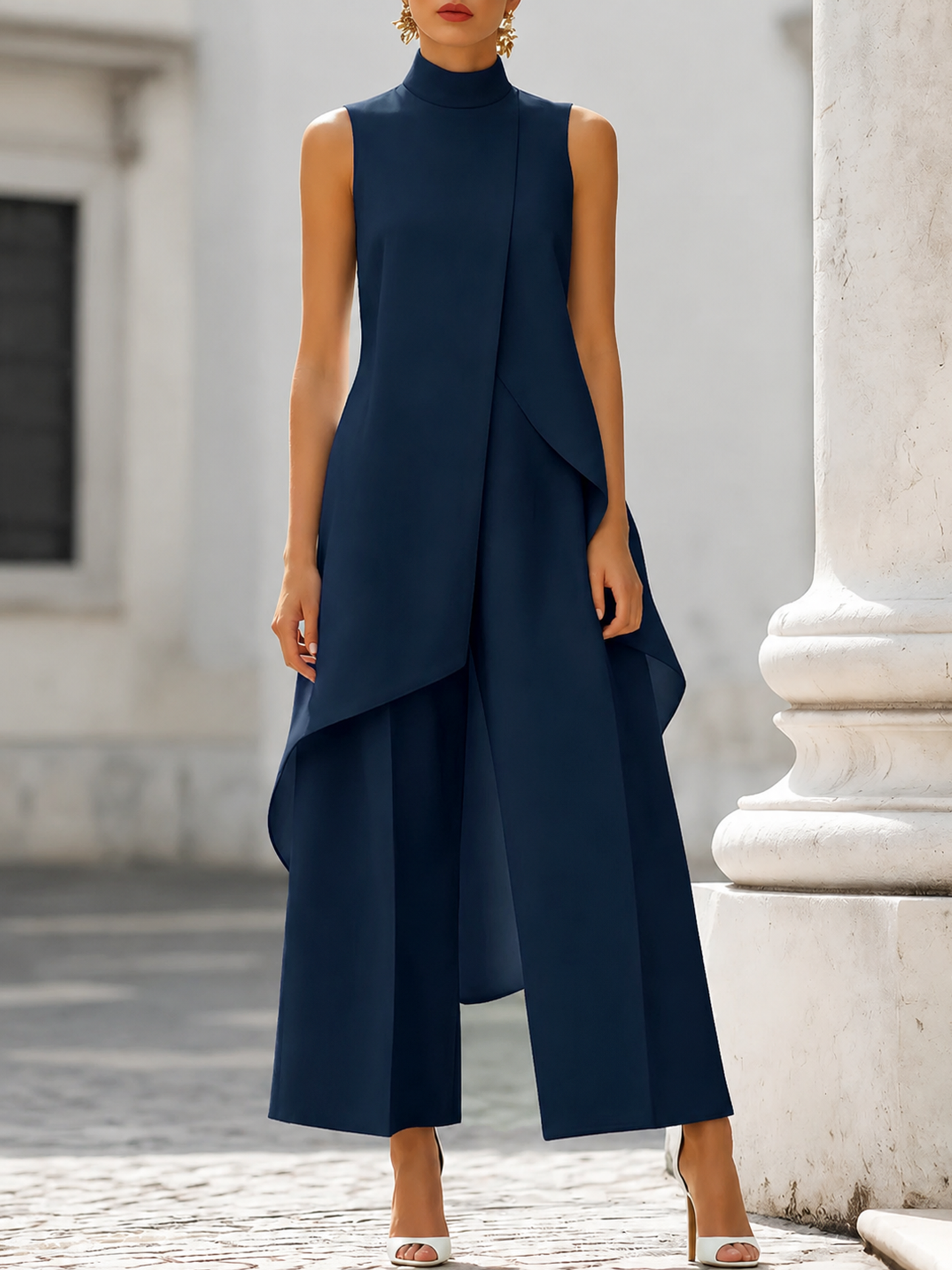MOREAU LYON | ENSEMBLE ASYMÉTRIQUE EN DEUX PIÈCES POUR FEMMES
