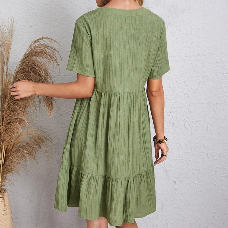 MOREAU LYON | ROBE D'ÉTÉ A-LINE FLOTTANTE POUR FEMMES