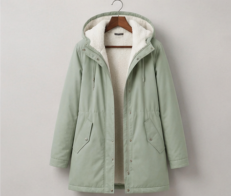 MOREAU LYON | PARKA D'HIVER DOUBLÉE EN POLAIRE POUR FEMMES