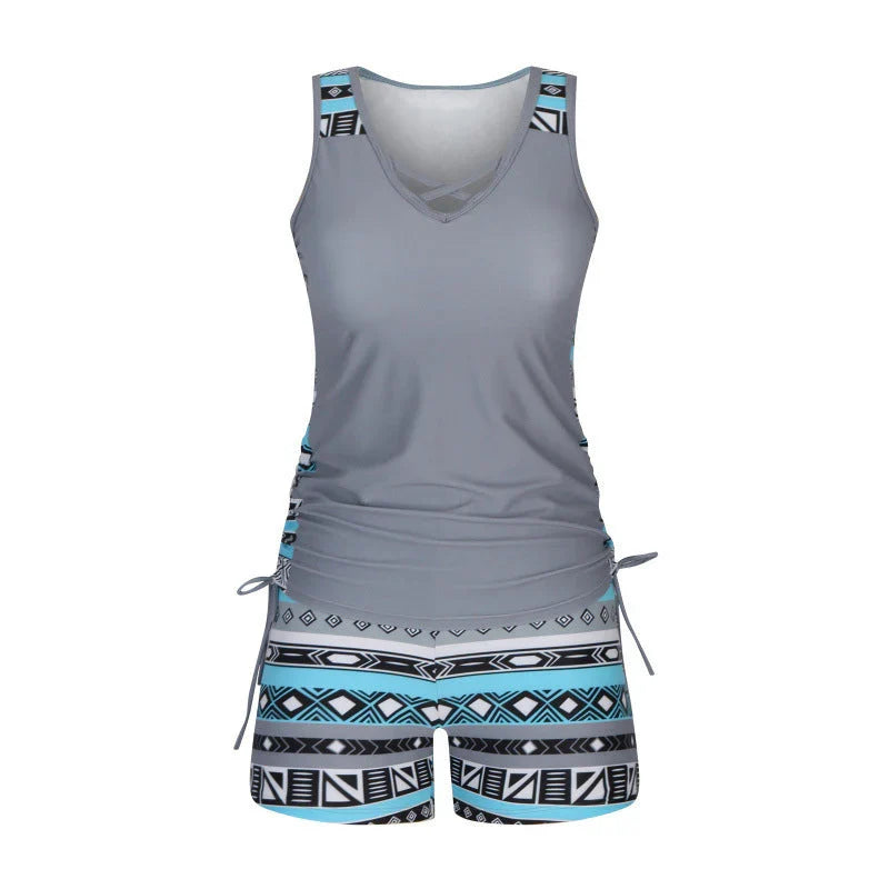 MOREAU LYON | ENSEMBLE TANKINI BOHO POUR FEMMES