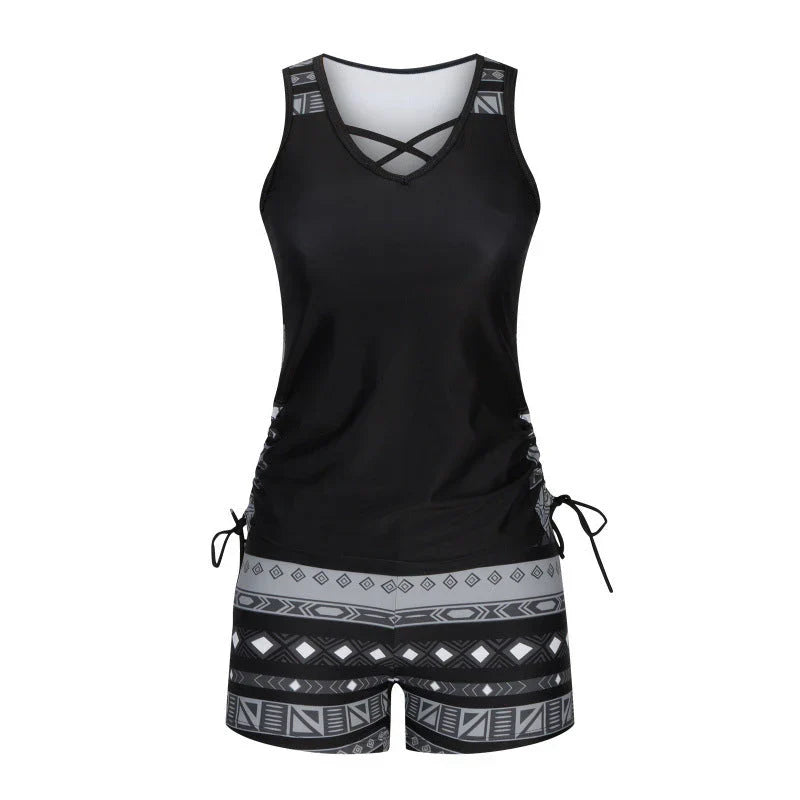 MOREAU LYON | ENSEMBLE TANKINI BOHO POUR FEMMES