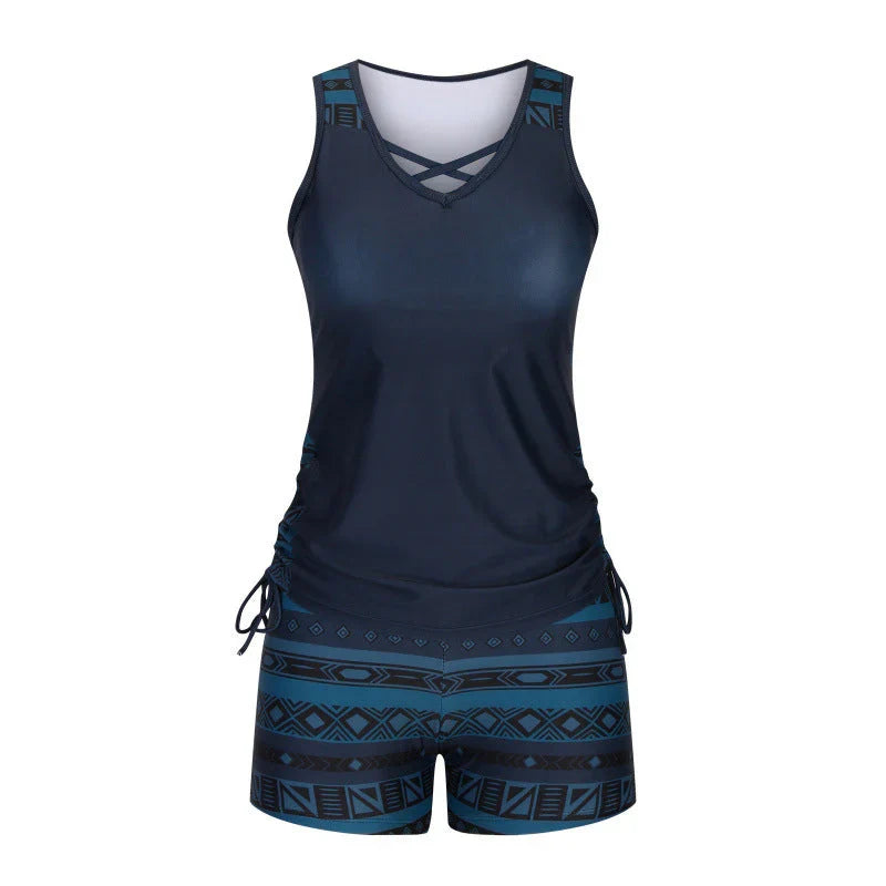 MOREAU LYON | ENSEMBLE TANKINI BOHO POUR FEMMES