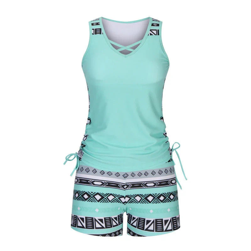 MOREAU LYON | ENSEMBLE TANKINI BOHO POUR FEMMES