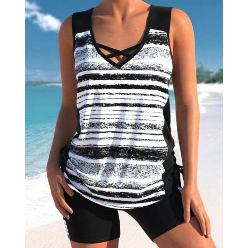 MOREAU LYON | ENSEMBLE TANKINI BOHO POUR FEMMES