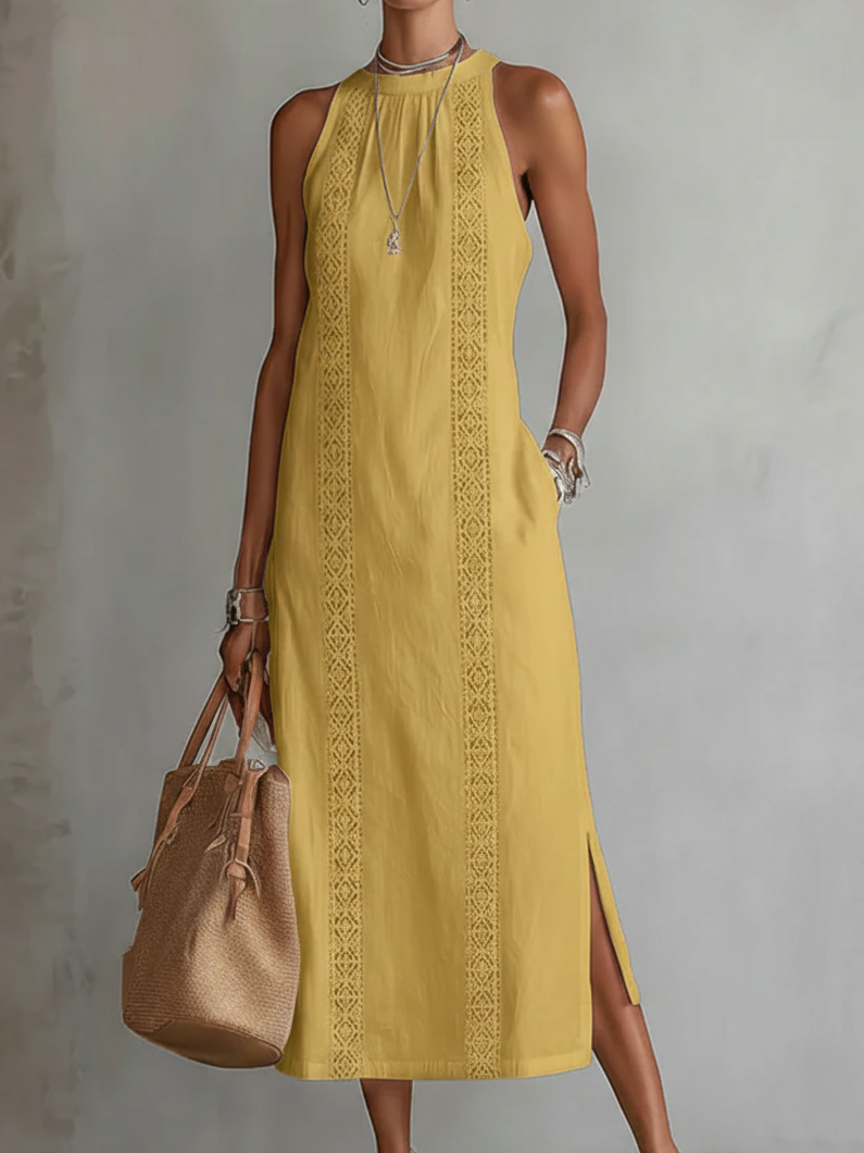 MOREAU LYON | ROBE MIDI EN DENTELLE POUR FEMMES