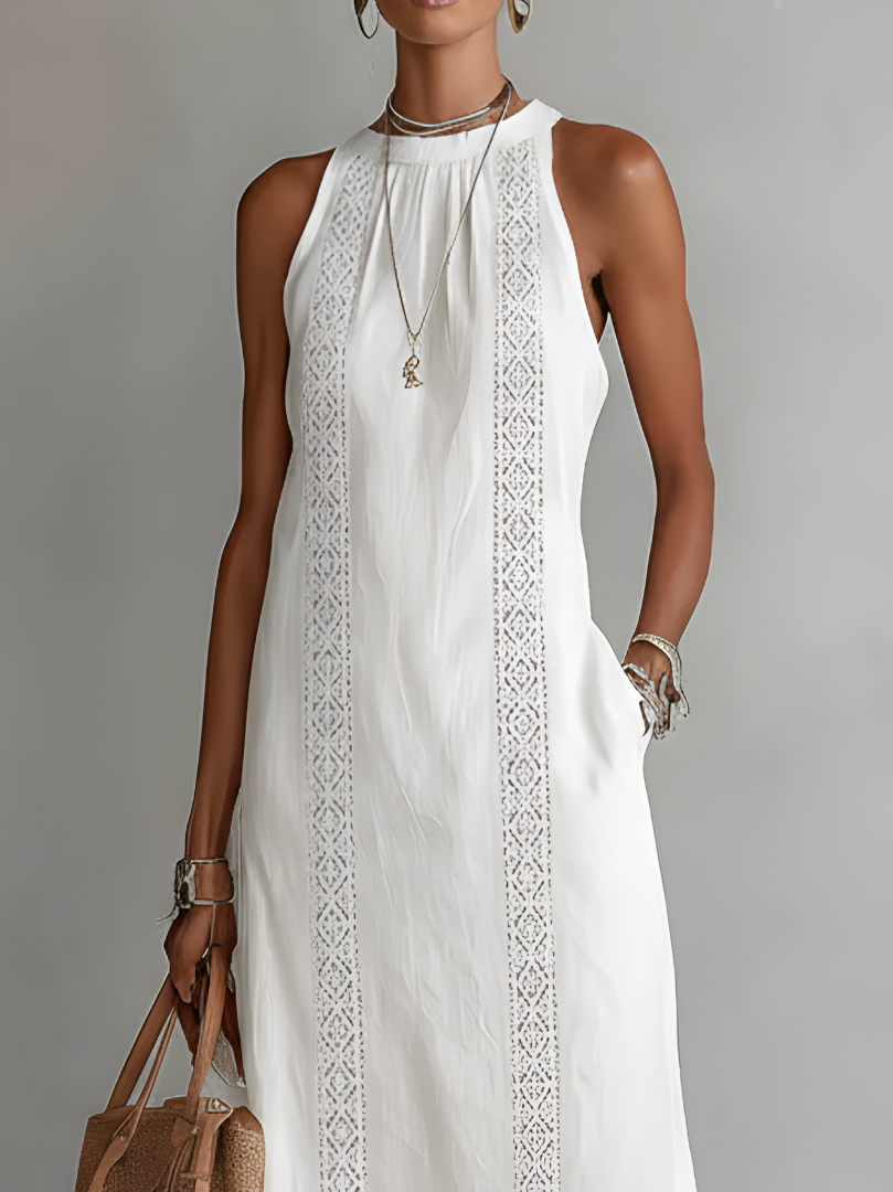 MOREAU LYON | ROBE MIDI EN DENTELLE POUR FEMMES