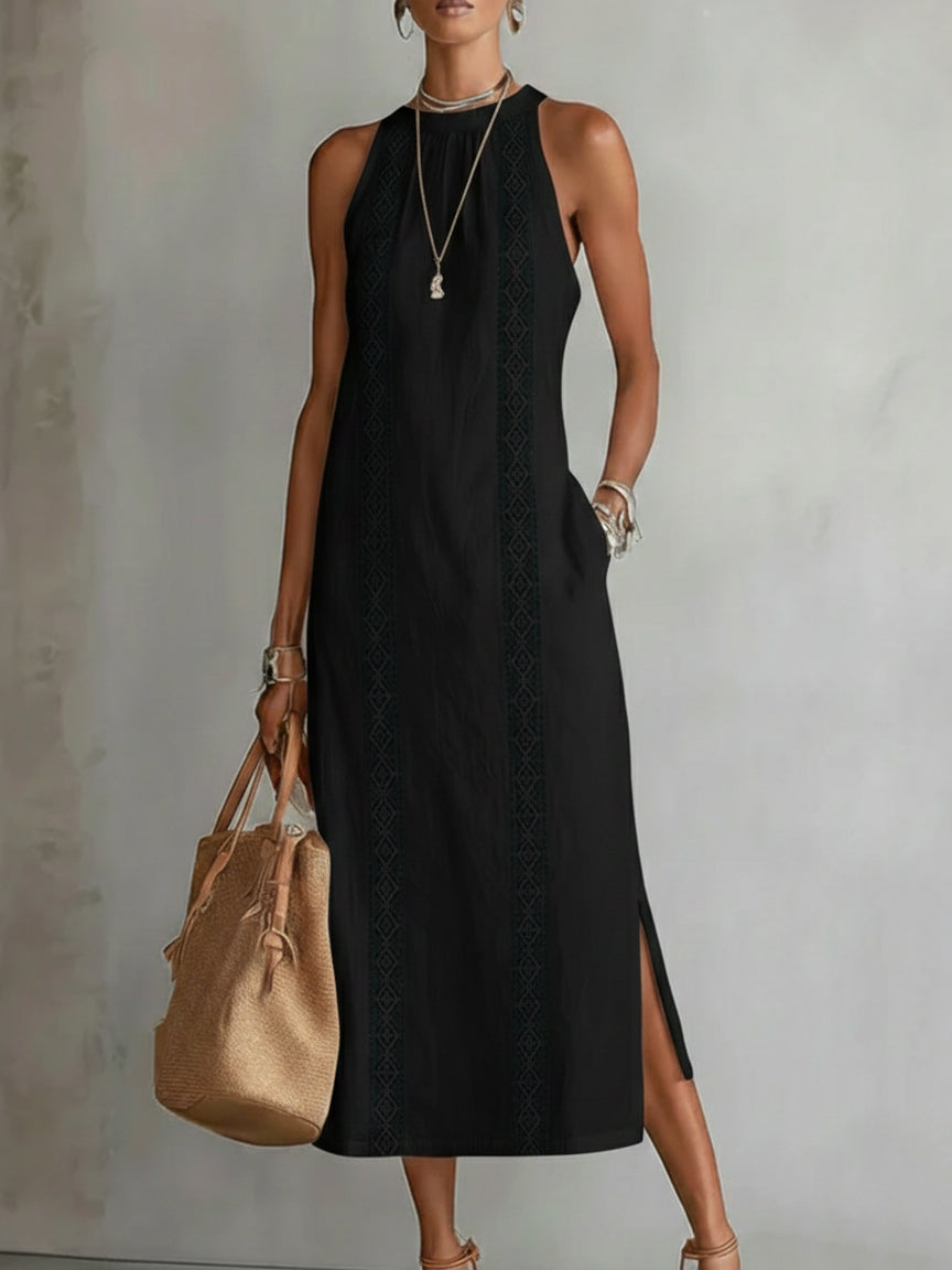 MOREAU LYON | ROBE MIDI EN DENTELLE POUR FEMMES