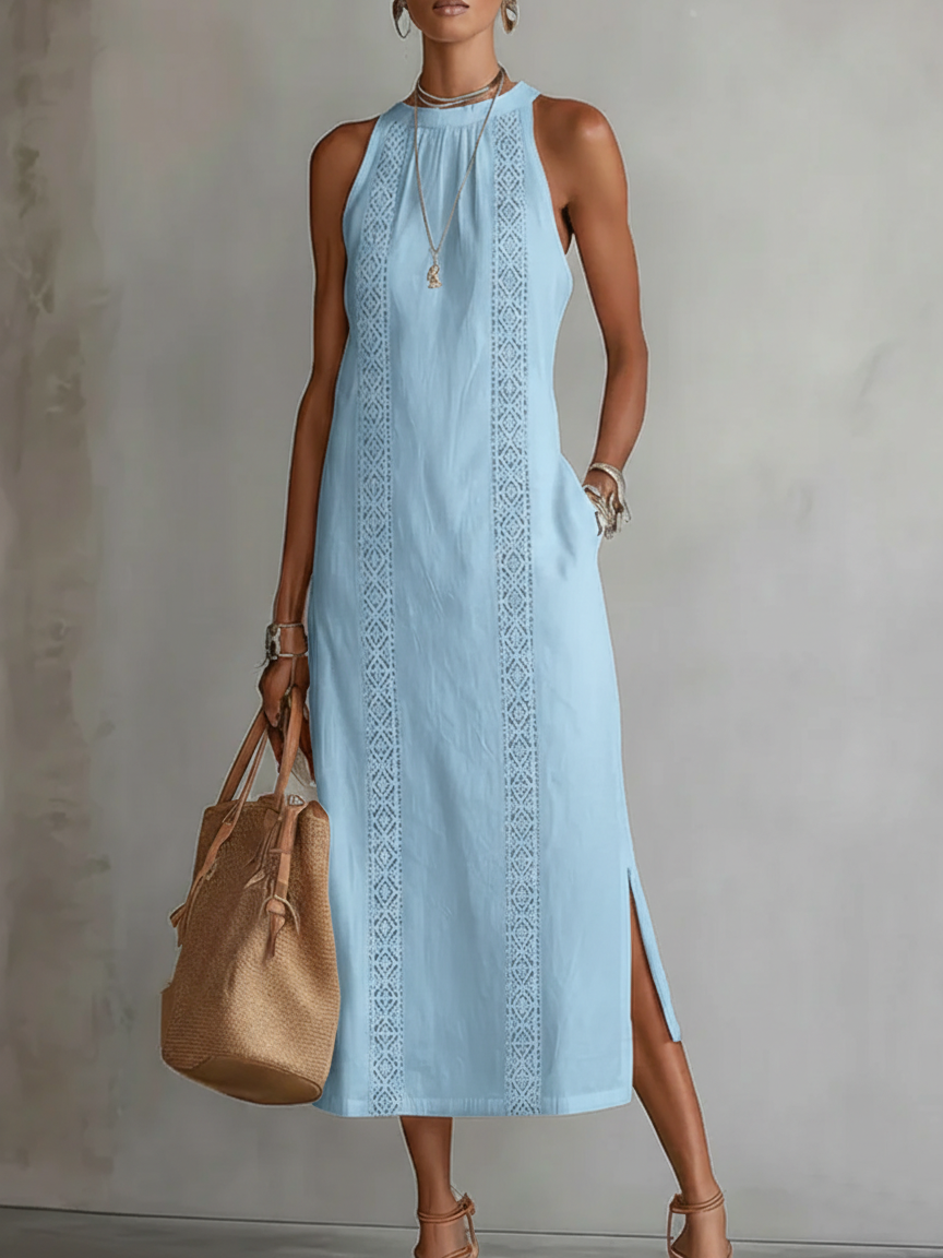 MOREAU LYON | ROBE MIDI EN DENTELLE POUR FEMMES