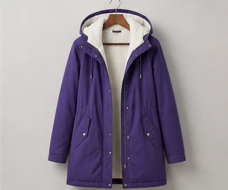 MOREAU LYON | PARKA D'HIVER DOUBLÉE EN POLAIRE POUR FEMMES