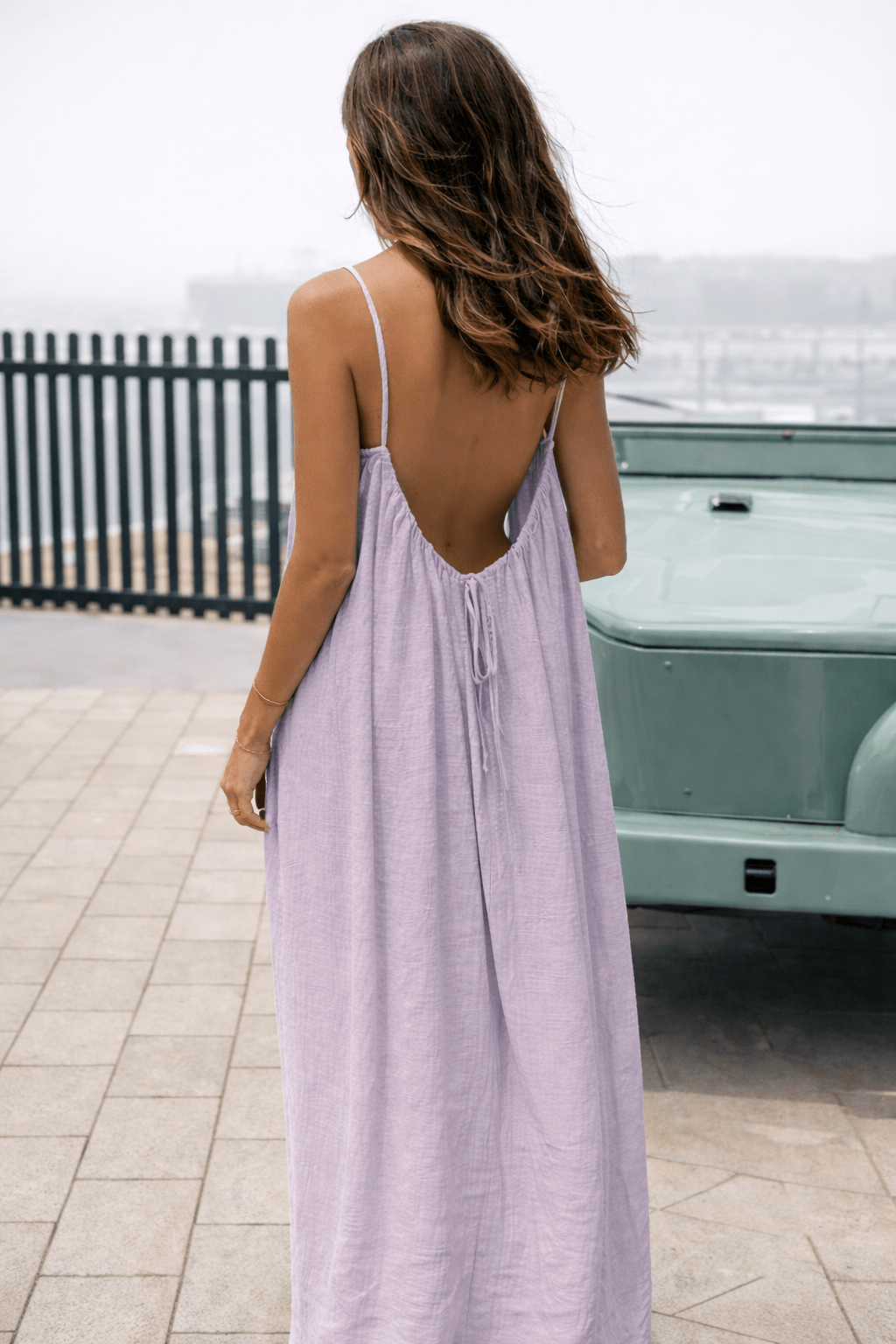 MOREAU LYON | ROBE MAXI À DOS DÉCOUVERTE POUR FEMMES