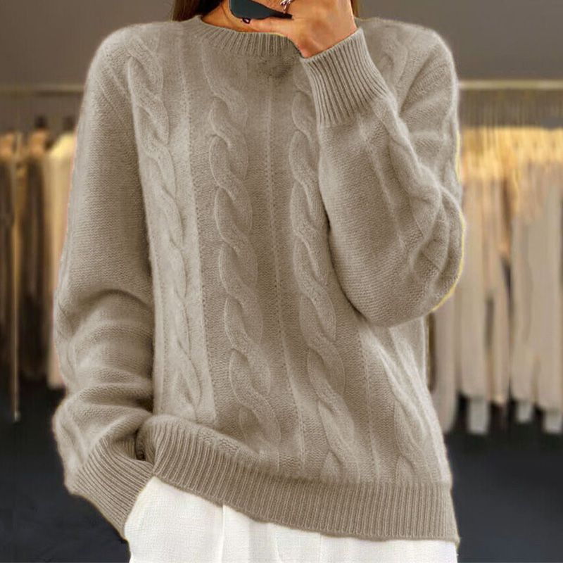 MOREAU LYON | CLASSIQUE PULL CHAUD EN POUR FEMMES