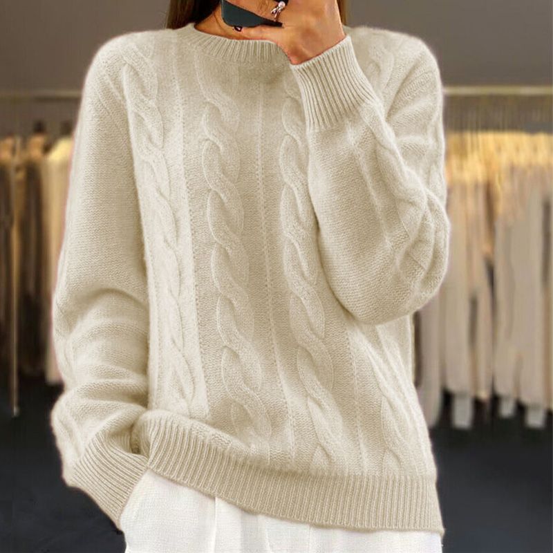 MOREAU LYON | CLASSIQUE PULL CHAUD EN POUR FEMMES