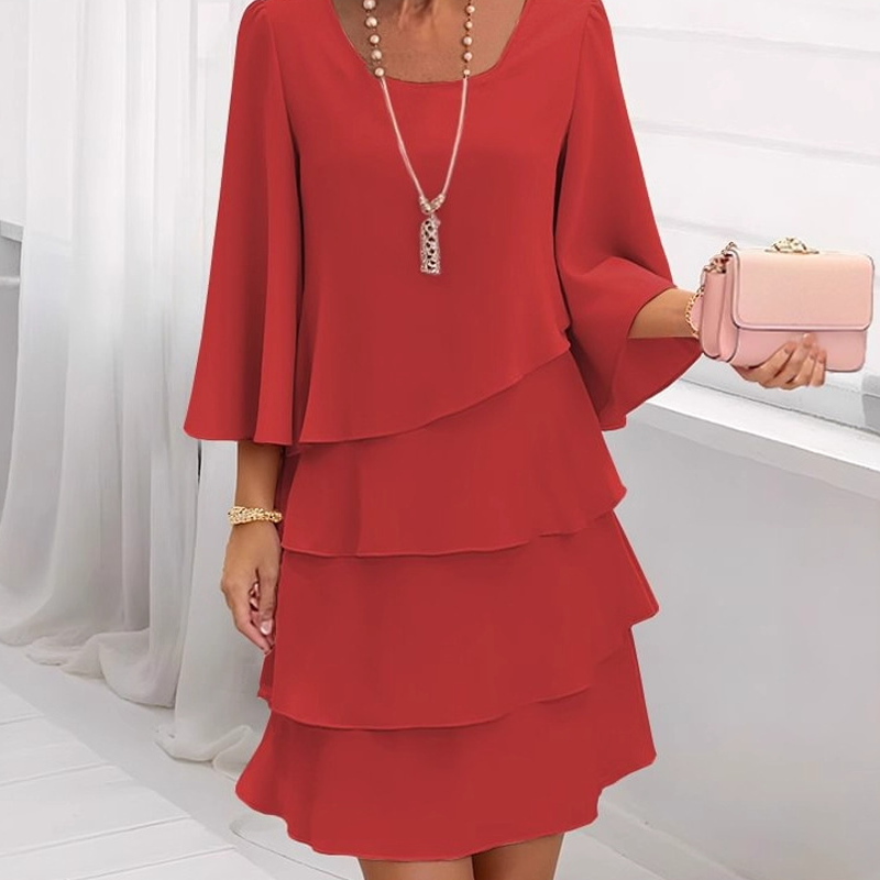 MOREAU LYON | ROBE COL CARRÉ POUR FEMME