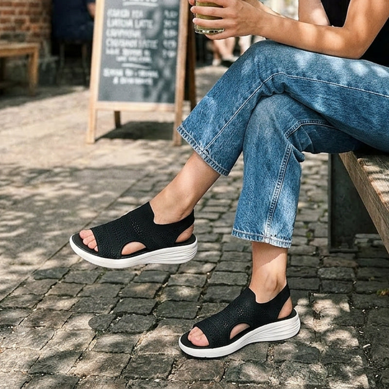 MOREAU LYON | SANDALES PLATEFORMES AIRÉES POUR FEMMES