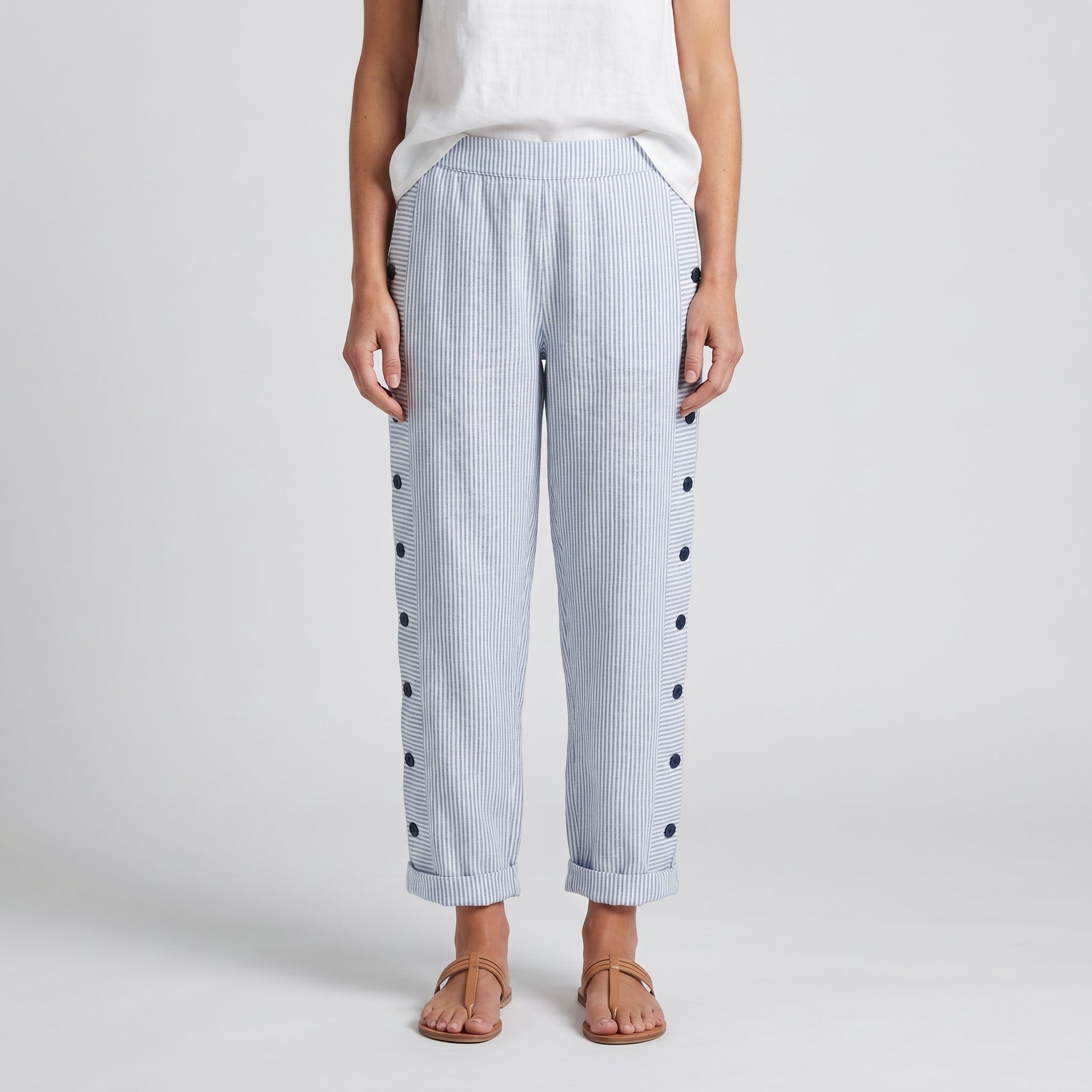 MOREAU LYON | PANTALONS RAYÉS POUR FEMMES